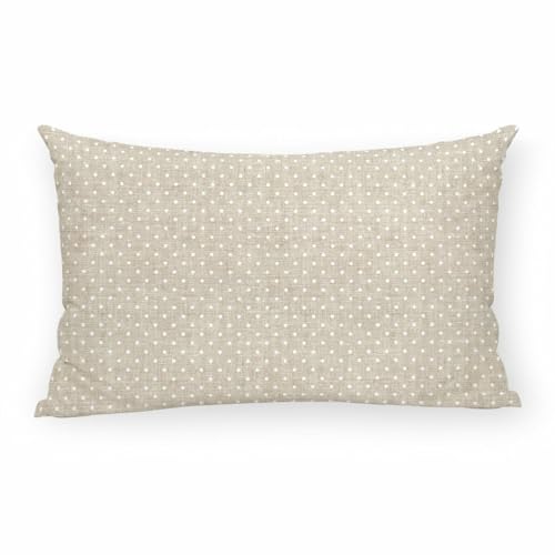 Belum Plumeti Cushion Cover White 30 x 50 cm Stain Resistant