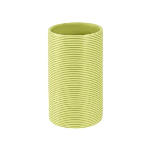 Spirella Tube Ribbed Tumbler/Toothbrush Holder, Pistachio