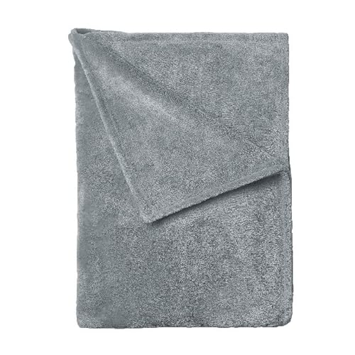 Homemania 15099 Cenere-Plaid Blanket for Sofa, Bedroom, Grey, Microfibre, 250 x 200 cm