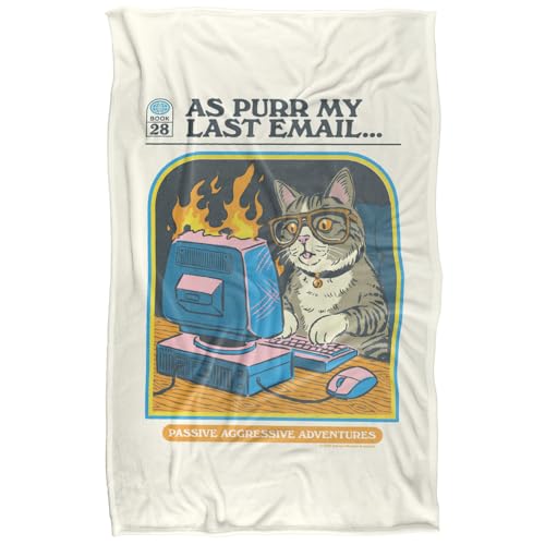 Steven Rhodes As Purr My Last Email Silky Touch Super Soft Throw Blanket 91 X 147 Cm