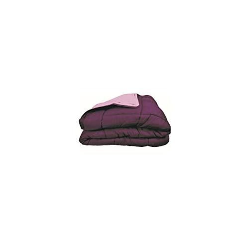 Calgary Range 140x200 Plum/Purple Bicolour Polyester Duvet
