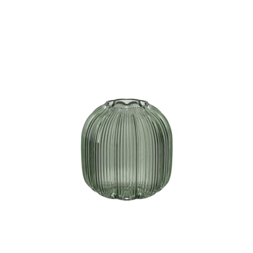 Villeroy & Boch - Fleur Vert vase 11 cm Green, Dishwasher-safe, Tablevase, Floral design, Hand-blown, hand-crafted glassvase, Decorative highlight, Decorative homeware, Home-decor, Glass