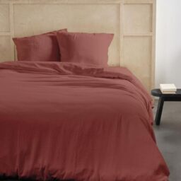 TODAY Double Bed Linen 260 x 240 cm Cotton Gauze Terracotta