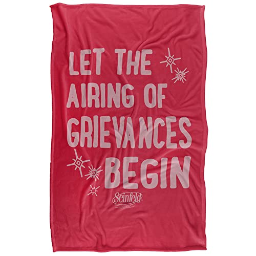 Seinfeld The Let It Out Silky Touch Super Soft Throw Blanket 91 x 147 Cm