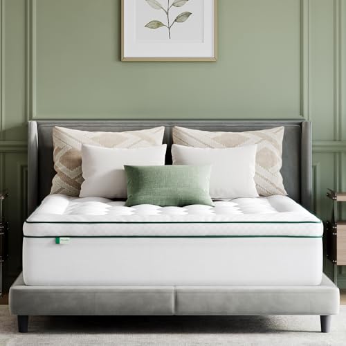 Novilla Mattress Topper 150 x 190 cm, Ultra Soft Polyester Durable Breathable 3D Mattress Topper Super Soft Fluffy Mattress Cover White