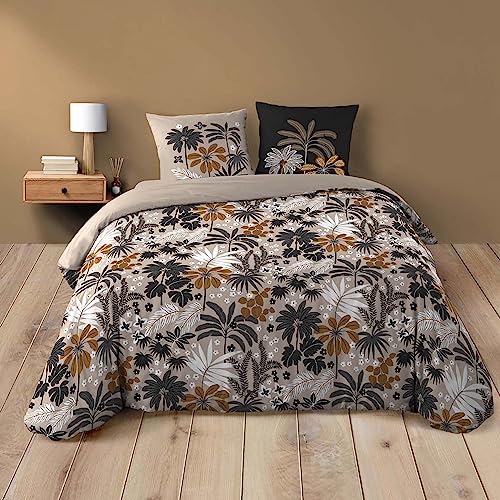 Douceur d'Intérieur, Alvaro 3-Piece Bedding Set (260 x 240 cm) 100% Cotton