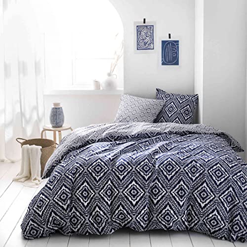 TODAY Cyclades NAXOS HC3 Duvet Cover 220 x 240 cm and 2 Pillowcases 100% Cotton