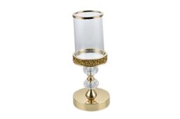 PARTENOPE M.403 Gold Candle Holder 29 cm 6692060, Shown