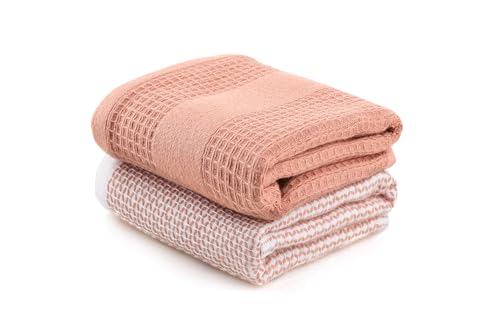 Foutastic Microfibre Wash Towel Set (2-Piece) 40x60cm 380/430gsm - Soft, Absorbent, Machine Washable at 40°C - Ideal for Home & Spa