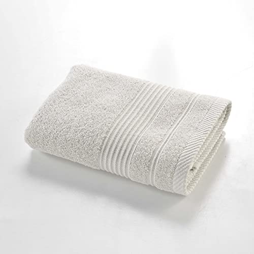 Douceur d'Intérieur, Tendresse Bath Towel (50 x 90 cm) Plain Terry Cloth Linen