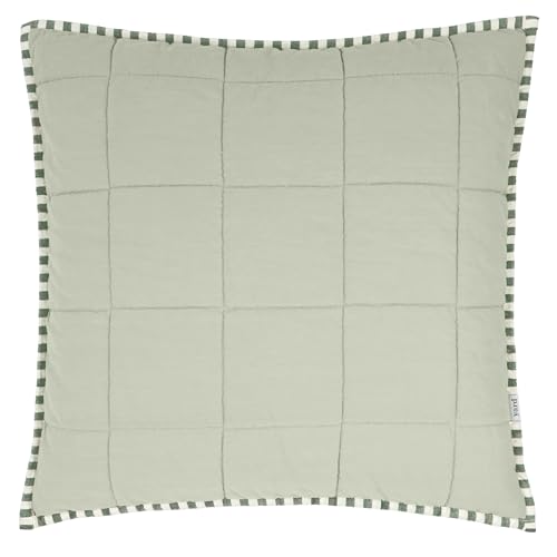 Yard Hebden Stripe Feather Filled Cushion (Green, 55 x 55 cm)