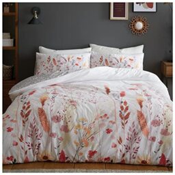 Sleepdown Robin-Set Di Biancheria Federe, In Cotone Spazzolato, Reversibile, Con Bordi A Tubi, Per Letto King Size, 220 Cm X 230 Cm, Colore: Rosso | Leroy Merlin