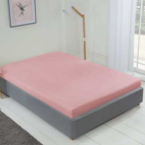 Emma Barclay Lyla Fitted Sheet in Blush Pink - King