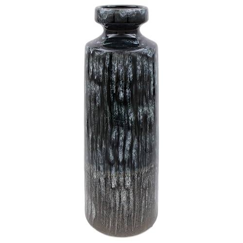 Lesser & Pavey Reactive Glaze Vase 39cm For Living Room & Home Decor - Stylish Vases For Fresh & Artificial Flowers - Modern Vases Centerpiece For Office & Table- Decorative Gift For Women & Men