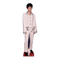 Star Cutouts CS1011 Troye Sivan White Suit Cardboard Cutout with Mini - Free Standing, Quick Set Up, Music parties, fan displays and gifts