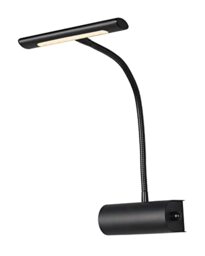 Trio Leuchten Curtis 279770132 LED Wall Light Metal Black Matt with 4 Watt LEDs/Dimmer/Flex Arm