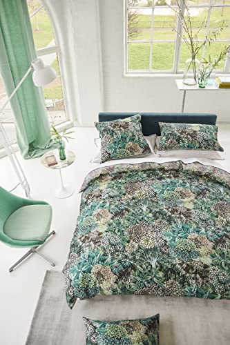 Designers Guild Cotton Satin Duvet Cover, Madhya Azure