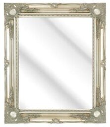 Large Silver Ornate Shabby Chic Big Wall Dress Mirror New 4Ft6 X 1Ft6 135 X 45cm