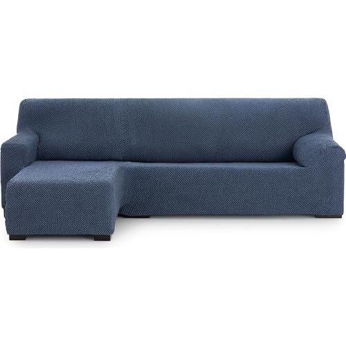ECOMMERC3 Chaiselong - Universal and Versatile Short Left Arm Sofa Cover ??? Chaiselong Blue Protector Sofa Cover Easy to Install for Back, Seat and Arms