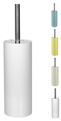 Spirella Tube Ribbed Toilet Brush, White
