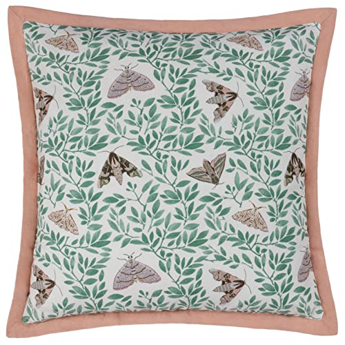 Wylder Silk Moth Polyester Filled Cushion,Pale Pink,50 x 50cm