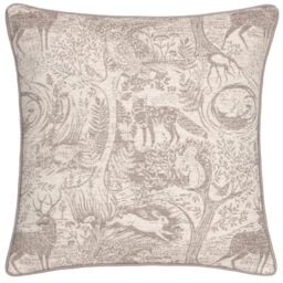 furn. Winter Woods Feather Filled Cushion (Taupe - 50x50cm)