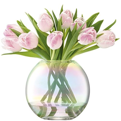 LSA International Vase H16cm Mother of Pearl, Trans