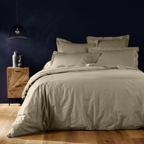 Douceur d'Intérieur, Duvet Cover (240 x 220 cm) Lina Sand, 100% Cotton