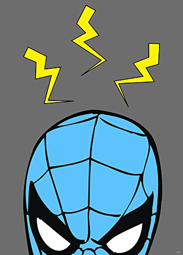 Komar Marvel PowerUp Spider-Man Sense Wall Picture 50 x 70 cm Marvel Children's Room Wall Picture