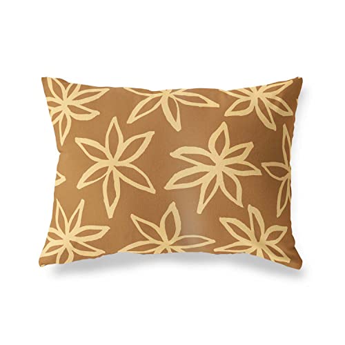 BonaMaison Decorative Cushion Cover, Brown Tones Throw Pillow Covers, Home Decorative Pillowcases for Livingroom, Sofa, Bedroom, Size: 45X60 Cm - Designed and Manufactured in Turkey