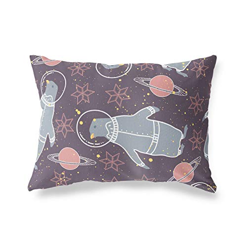 BonaMaison Decorative Cushion Cover, Random Pattern Throw Pillow Covers, Home Decorative Pillowcases for Livingroom, Sofa, Bedroom, Size: 45X60 Cm - Designed and Manufactured in Turkey