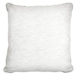 Fusion - Sorbonne - 100% Cotton Cushion Cover - 43x43 cm in White