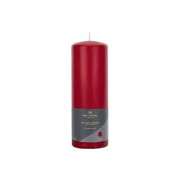 Red Unscented Pillar Candle – Up to 100 Hours Burn Time