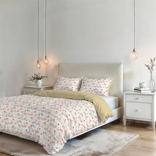 Italian Bed Linen Fantasy Sogni e Capricci Duvet Cover (Made in Italy), Different, Double