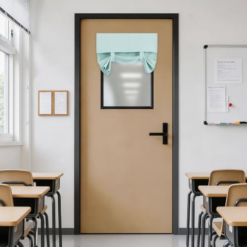 Vatge Window Cover for French Doors, Thermal Insulated Blacktout French Curtains, Door Curtains for Door Shades, 1 Panel, W24 x L36, Aqua