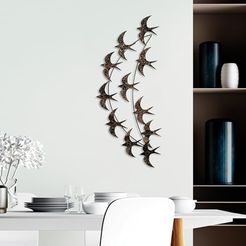 Hand-painted decorative metal wall accessory, 50 x 100 x 5 cm, 100% metal (1.5 mm), unique art piece for home decor, stylish and versatile
