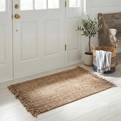 Safavieh Natural Fibre Collection Rug for Living Room, Dining Room, Bedroom, Short Pile, Natural, 61 x 91 cm