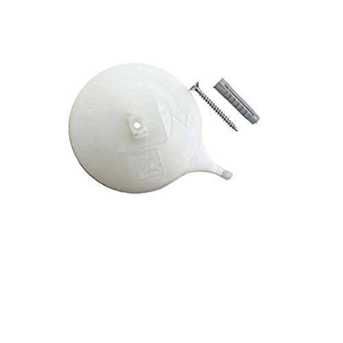 Gardinia Ceiling Support for Aluminium Curtain Rail, White, Nicht Zutreffend