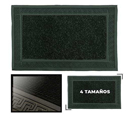 LucaHome – Doormat Home Entrance Mat 40 x 63 cm Rectangular Rubber Non-Slip Base Doormat Easy Cleaning Absorbent Femat for Outdoor and Indoor