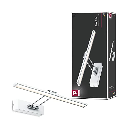 Paulmann 99892 Galeria LED Picture luminaire incl. 1x7W Picture Lighting White, Chrome Picture lamp Metal Surface-Mounted lamp 2700K