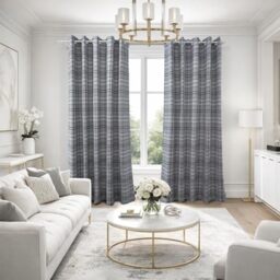 GC GAVENO CAVAILIA 1x Pair Thermal Blackout Curtains - 100% Polyester Thick Curtains - Window Curtains for Bedroom, Kitchen and Living Room - 66x72 Blackout Curtains Eyelet & Drapes - Charcoal