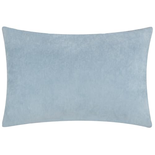Yard Darland Velvet Cushion Filled Cushion (Dusty Blue, 40 x 60 cm)