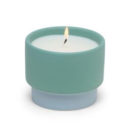 Paddywax Scented Candles Colour Block Collection Candle in Reusable Ceramic Jar, 170 Grams, Saltwater Suede