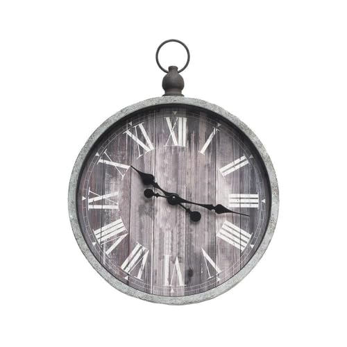 Levitantes Rustic Wall Clock 44x37.5x6cm with Retro Hands Ideal for Decoration and time Control in Any Room, Image