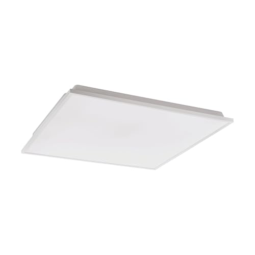 Eglo Connect.z Smart Home LED Ceiling Light Panel Herrora-Z, 23 inches, Zigbee Lighting, app and Voice Control, White tunable Lights (Warm - Cool White), dimmable