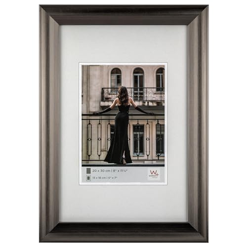 walther design Venice JL050D Picture Frame, 40 x 50 cm, Steel