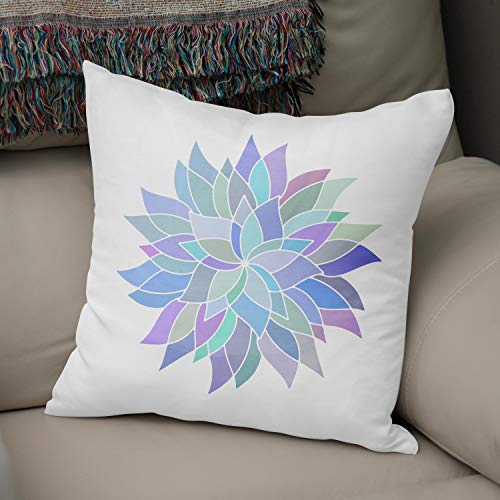 Bonamaison, Decorative Cushion Cover - 50% Cotton 50% Polyester - 43x43cm - Designed and Manufactured in Turkey