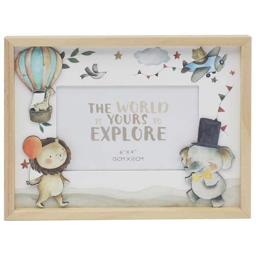 "L & P Home & Gifts Dream Big Dream Big Frame 4""X6"" Wooden For Photos And Picture - Stylish Frame For Home & Office - Decorative Frames For Wall & Tabletop - Memorable Gift For Women & Men"