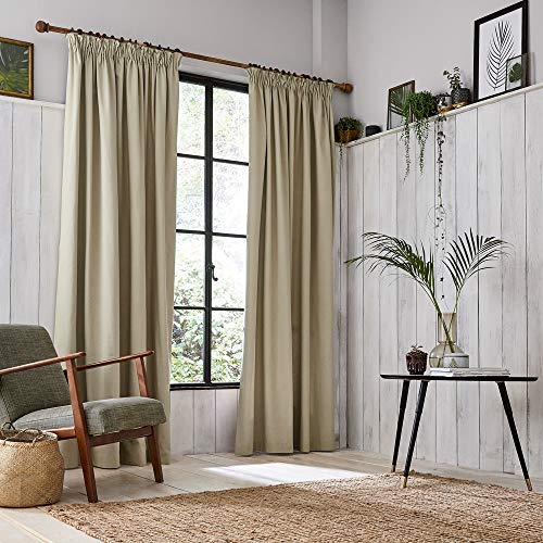 Clarissa Hulse Chroma Lined Curtains Natural, Cotton, 228 x 183 cm