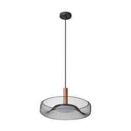 OSRAM Decor Mesh Pendant Light 18.5W 400mm Wood